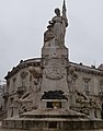 The monument from the front.