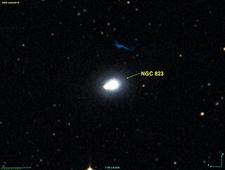 <span class="mw-page-title-main">NGC 823</span> Lenticular galaxy in the constellation Fornax