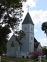 St. Luke's Episcopal Church and Cemetery, Courtenay, Florida