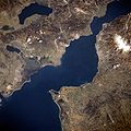 Satellite photograph of Patras