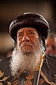 Paus Shenouda III van Alexandrië op 4 juni 2009 geboren op 3 augustus 1923