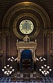 Torah ark and bimah