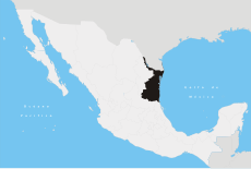 Map of Tamaulipas within Mexico Image: Yavidaxiu.