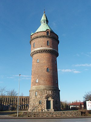 Vandtårnet på Randersvej.