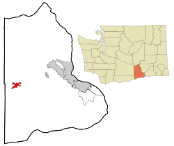 Location of Prosser, Washington