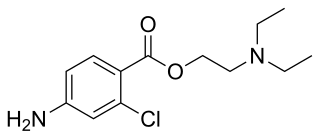 <span class="mw-page-title-main">Chloroprocaine</span> Local anaesthetic drug