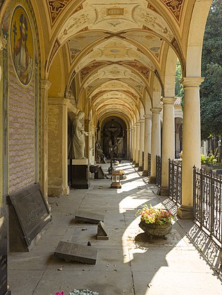 <span class="mw-page-title-main">Vyšehrad Cemetery</span> Cemetery in Prague, Czech Republic