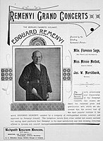 His concert program in Boston (1891)