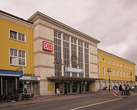 Empfangsgebäude des Bahnhofs Fulda