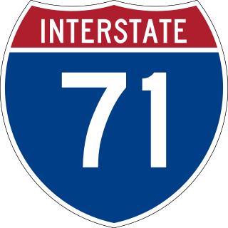 <span class="mw-page-title-main">Interstate 71</span> Interstate Highway in Ohio and Kentucky