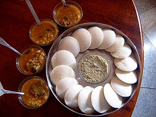 <span class="mw-page-title-main">Idli</span> South Indian savoury rice cake