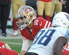 Garoppolo in 2017 Jimmy Garoppolo 49ers.jpg