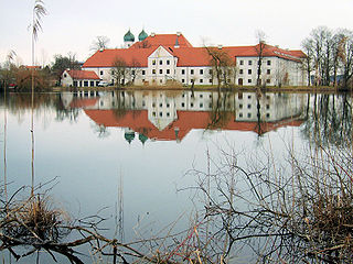 Seeon-Seebruck Place in Bavaria, Germany