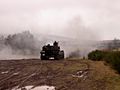 German M109 A3GE A2 shortly after direct firing