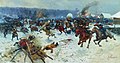 The Battle of Erastfer, painted by Mitrofan Grekov in 1914.
