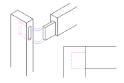 A stub tenon corner joint