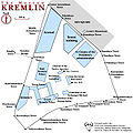 Map of the Moscow Kremlin (incorrect)