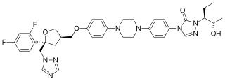 <span class="mw-page-title-main">Posaconazole</span> Pharmaceutical drug