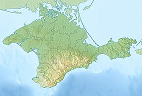 Map showing the location of Crimean Nature Reserve