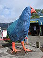 Sculpture de Takahe à Te Anau.