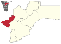 Karte Otjiwarongo in Namibia