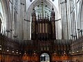 Organ above the pulpitum