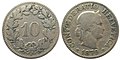 Image 34A Swiss ten-cent coin from 1879, similar to the oldest coins still in official use today (from Coin)