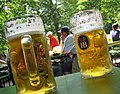 Boccali di birra, Englischer Garten