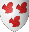 Brasão de armas de Saint-Malon-sur-Mel