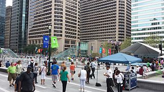 Dilworth Park during opening