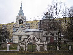 L'église de l'exaltation de la Sainte-Croix, un des plus vieux temples de la ville[29]