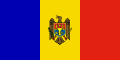 Flag of Moldova used by Moldovan individual athletes in the medal ceremonies of the 1992 Barcelona Games
