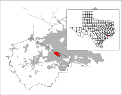 Location of Stafford, Texas