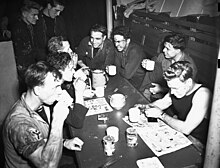 Stand easy in the stoker's mess of Kamsack HMCSKamsackStokersMessFeb1943.jpg