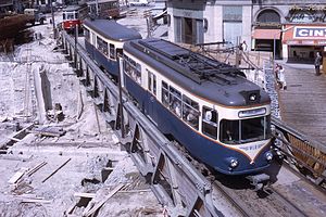 Trieb- und Steuerwagen auf dem Wiener Karlsplatz (1970)