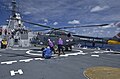 Dutch Lynx on the USS Mahan