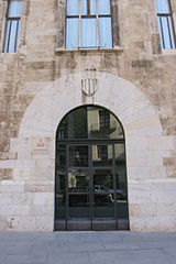 Entrada al Palau de la Generalitat