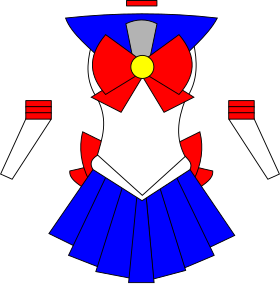 Costume simplifié de Sailor Moon