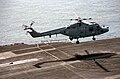 405: Lynx HAS.3 lands on the USS Forrestal in 1988