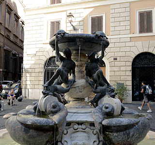 <span class="mw-page-title-main">Fontana delle Tartarughe</span> Fountain in Rome, Italy