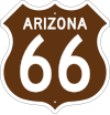 US 66 route marker