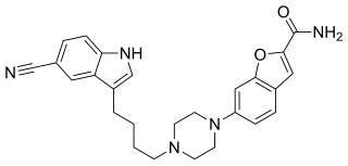 <span class="mw-page-title-main">Vilazodone</span> Antidepressant medication