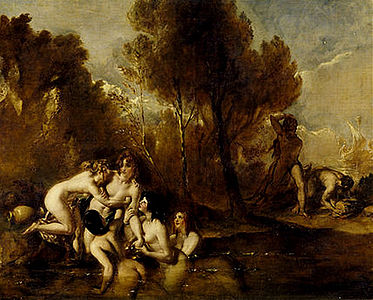 William Etty, Young Hylas with the Water Nymphs, 1833