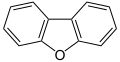 de: Struktur von Dibenzofuran; en: Structure of dibenzofuran