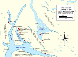 <span class="mw-page-title-main">Faslane Castle, Shandon Castle, and St Michael's Chapel</span>