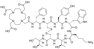 <span class="mw-page-title-main">Edotreotide</span> Chemical compound