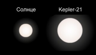 <span class="mw-page-title-main">Kepler-21</span> Star in the constellation Lyra