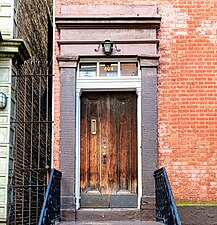 Old door in Chelsea.