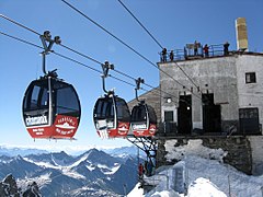 Téléphérique de l'Aiguille du Midi, stația Pointe Helbronner