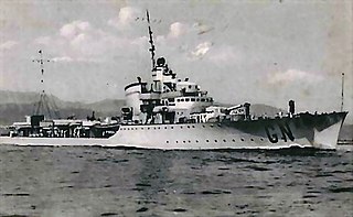 Italian destroyer <i>Granatiere</i> (1938) Destroyer of the Regia Marina